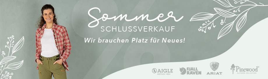 Jetzt noch schnell Schnäppchen entdecken beim großen Sommer-Schluss-Verkauf unserer Outdoor-Spezialisten! SSV 2021