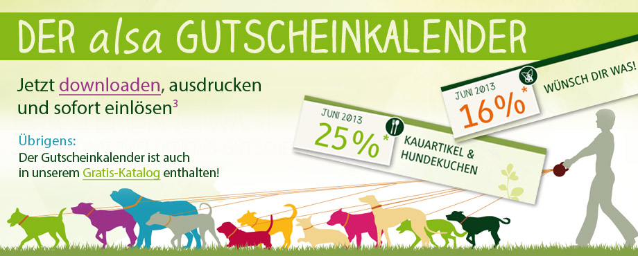 Der alsa Gutscheinkalender