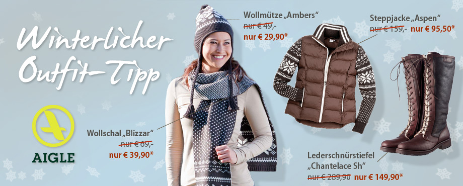 Winterlicher AIGLE Outfit-Tipp
