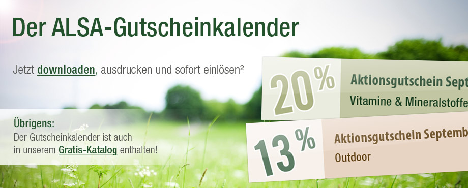 Der ALSA-Gutscheinkalender
