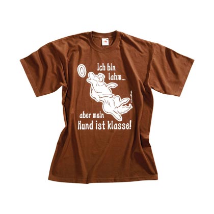 Cartoon-T-Shirt "Mein Hund ist klasse"