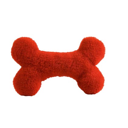 Pl&uuml;sch-Knochen "Christmas"