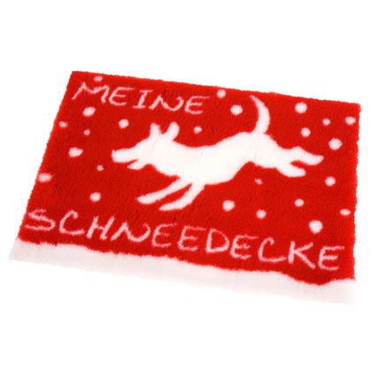 Weihnachts-Liegedecke "Schneedecke"