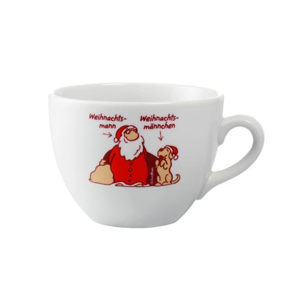 Porzellan-Milchkaffeetasse