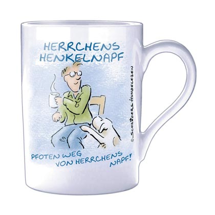 Porzellan-Becher "Herrchens Henkelnapf"