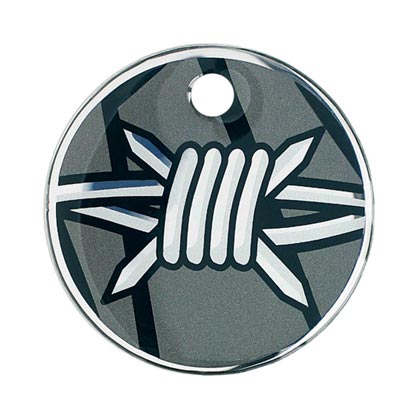 rogz Adress-Plakette "Stacheldraht"