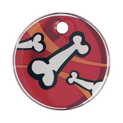 rogz Adress-Plakette "Knochen"