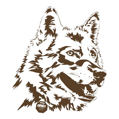 OWNEY T-Shirt "My Favourite", women Wolf