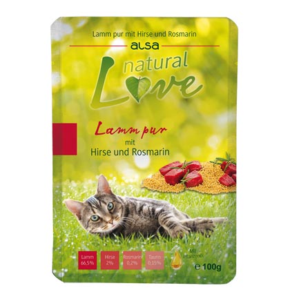 alsa natural Love Lamm pur mit Hirse & Rosmarin