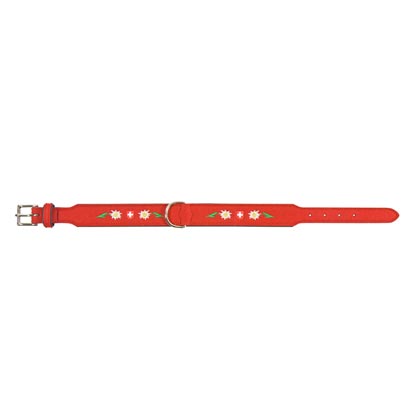 Halsung "Swiss Alpin" mit Edelwei&szlig;-Motiven