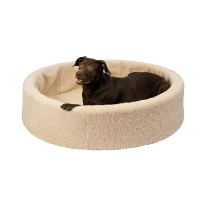 Ersatzbezug Naturhaar-Hundekorb