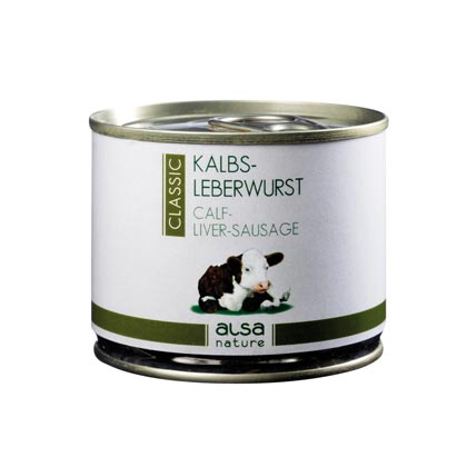 ALSA-Natur Kalbsleberwurst