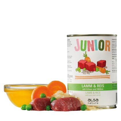 ALSA-Natur Junior-Men&uuml; Lamm & Reis