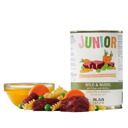 ALSA-Natur Junior-Men&uuml; Wild & Nudel