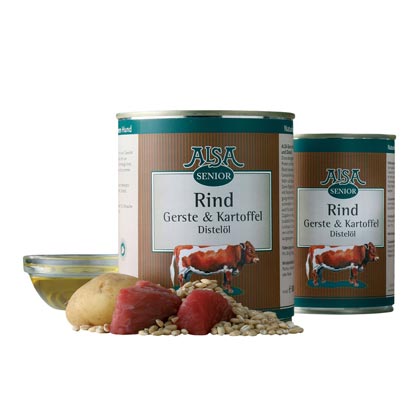 ALSA-Natur Senior Rind mit Gerste & Kartoffel