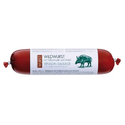 ALSA-Natur Wildwurst mit Vollkornnudeln