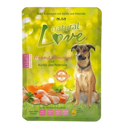 alsa natural Love Single-Protein Huhn mit Amarant, K&uuml;rbis und Petersilie