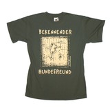 Cartoon-T-Shirt "Bekennender Hundefreund"