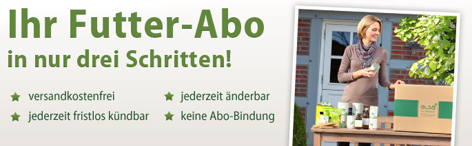 Das alsa Futter-Abo