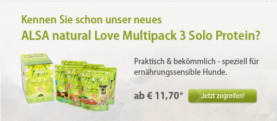ALSA natural Love Multipack 3 Solo Protein