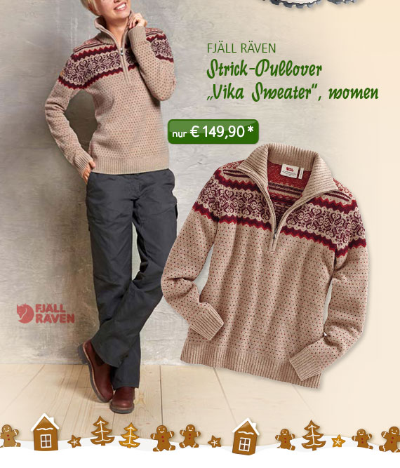 FJÄLL RÄVEN Strick-Pullover "Vika Sweater", women
