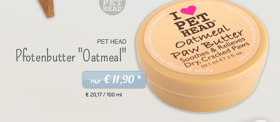 PET HEAD Pfotenbutter "Oatmeal"