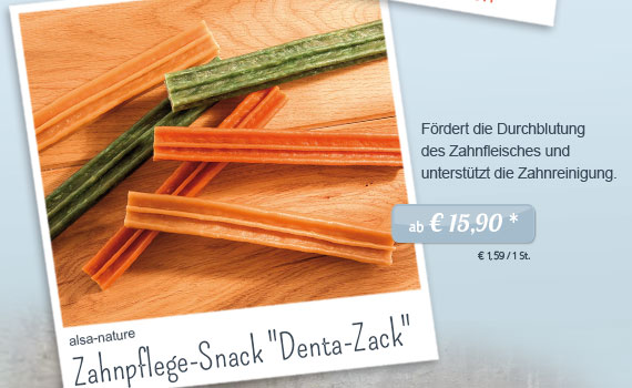 alsa-nature Zahnpflege-Snack "Denta-Zack"