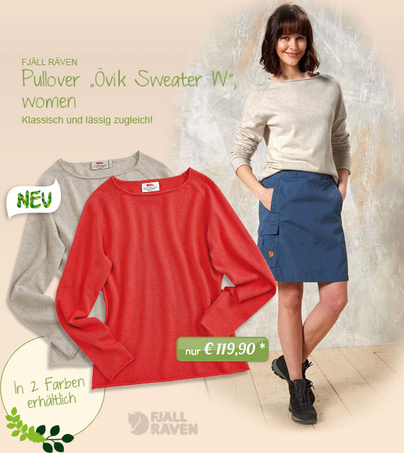 FJÄLL RÄVEN Pullover "Övik Sweater W", women