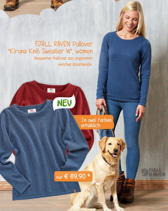 FJÄLL RÄVEN Pullover "Kiruna Knit Sweater W", women