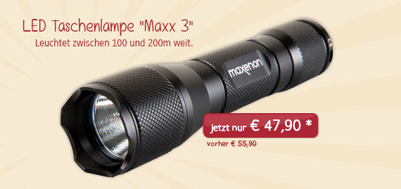 LED Taschenlampe "Maxx 3"