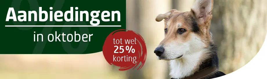 Hondenvoer in de aanbieding