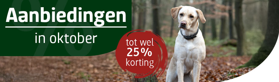 Hondenvoer in de aanbieding