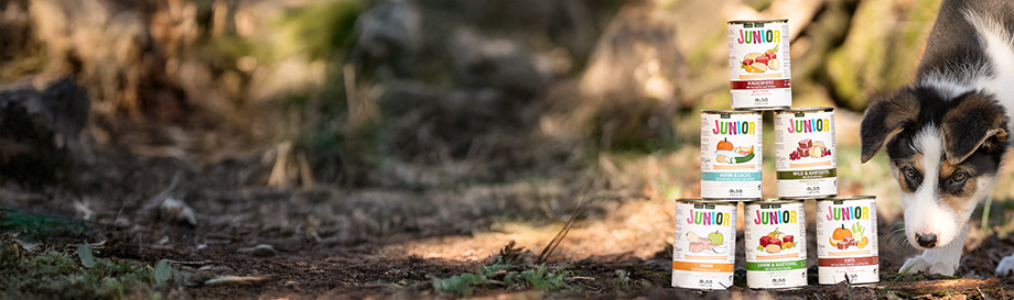 Nassfutter für Welpen in Super-Premium-Qualität.