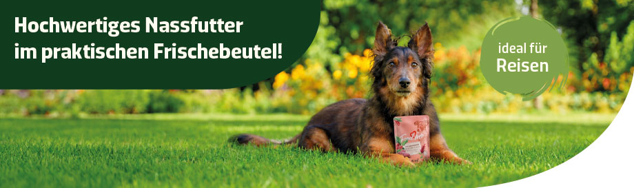 Nassfutter im Frischebeutel