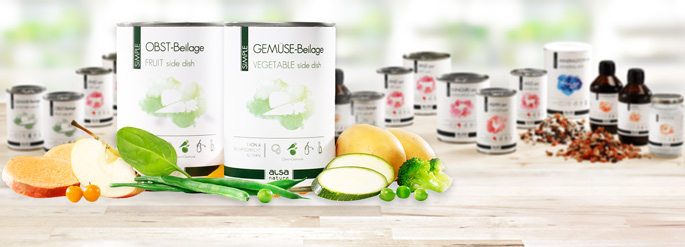 Übersicht der alsa-nature SIMPLE Obst und Gemüse
