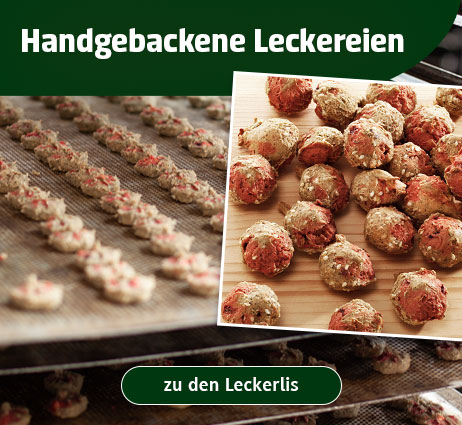 Handgebackene Hundeleckerlis ohne künstliche Zusätze