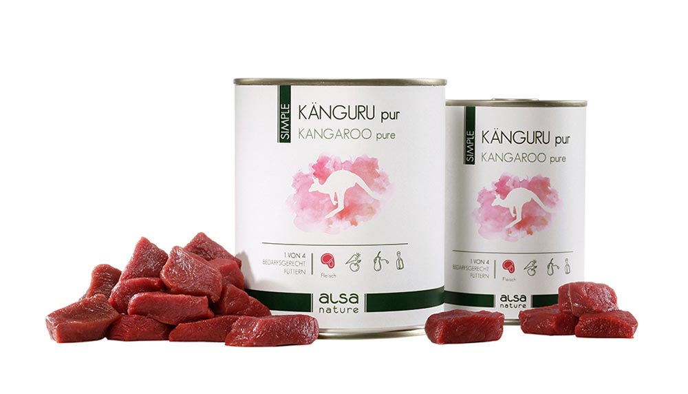 Produktfoto van alsa-nature SIMPLE vlees kangoeroe