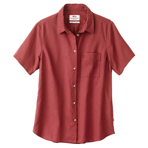 Fjällräven Dames blouse "Övik Travel Shirt SS W"