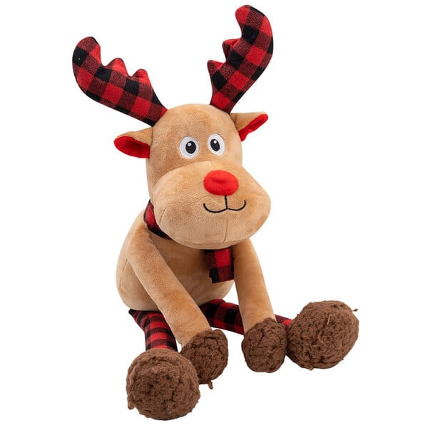 Hondenknuffel "Kerstrendier Ralph Reindeer"