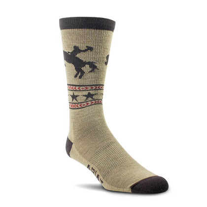 Ariat Sokken "ADT Bronc Rider Mid Calf Everyday Performance Wool Sock"