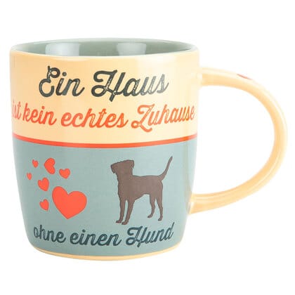Kaffeebecher "Nostalgic Art Home & Dog"