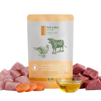alsa-nature CLASSIC Pute & Rind mit Karotten