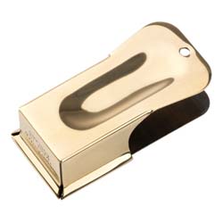ACME Nr. 470 Clicker Hundepfeife gold, Maße: ca. 4,9 x 2,4 x 1,5 cm