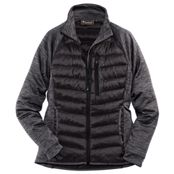 Pinewood® Damen Fleecejacke Abisko Hybrid Power Fleece Jacket smoke black/dark grey, Gr. S