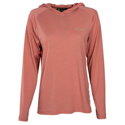 Pinewood® Pullover Naturesafe Function L/S T-Shirt W's brick pink, Gr. XXL