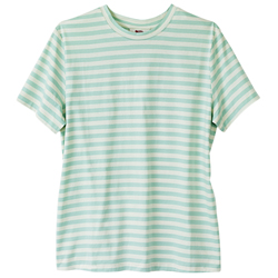 Fjällräven Damen T-Shirt Striped T-Shirt W sky-chalk white, Gr. L