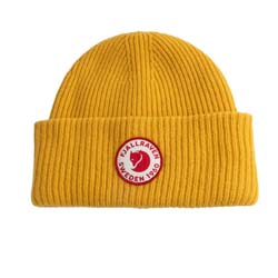 Fjällräven Unisex Mustard Yellow Mütze 1960 Logo Hat Gr. Einheitsgröße
