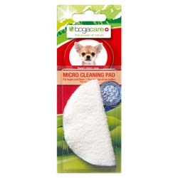 bogacare® Reinigungstuch Micro Cleaning Pad weiß, Durchmesser:  ca. 9 cm