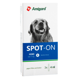 Amigard® Spot-On Anti-Parasit Hund, 3 x 4 ml