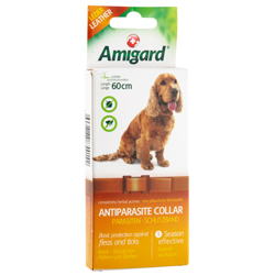 Amigard® Hunde-Schutzhalsband Anti-Parasit schwarz, Länge: ca. 60 cm